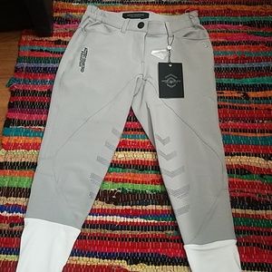Grey technical breeches